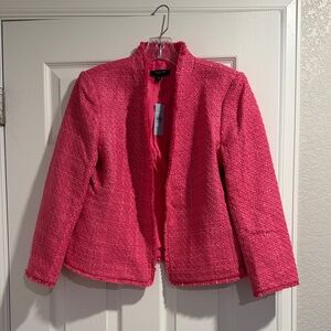 NWT Ann Taylor Pink Textured Blazer